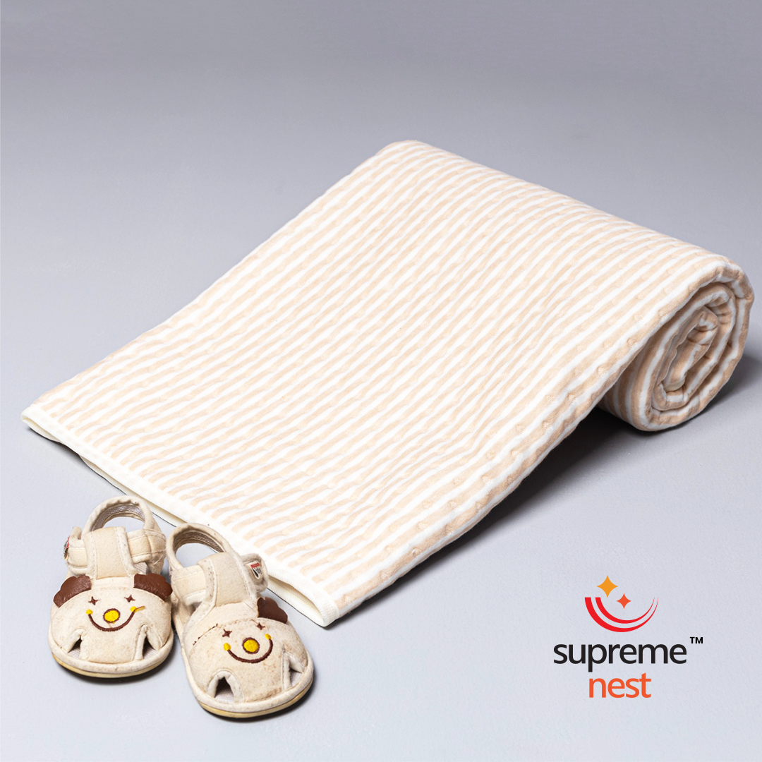 Supremenest Waterproof Crib Mattress Protector – Ultra Soft, Breathable & Absorbent Pad (46x40 Inch) – Snug Fit, Machine Washable, Elastic Fitted Cover for Standard Baby Crib