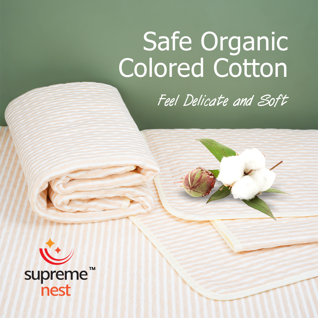 Supremenest Waterproof Crib Mattress Protector – Pack of 2 – Ultra Soft, Breathable & Absorbent Pads (46x40 Inch) – Snug Fit, Machine Washable, Elastic Fitted Covers for Standard Baby Cribs